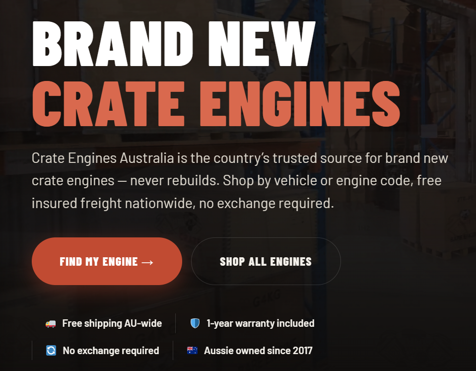 Crate Engines Australia