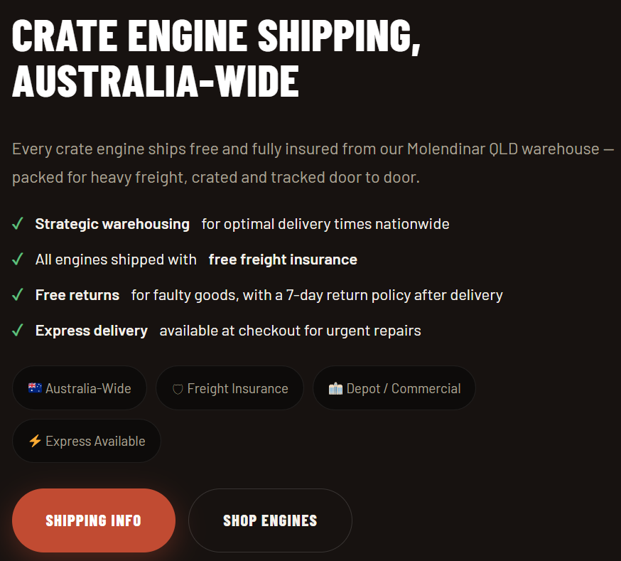 Crate Engines Australia